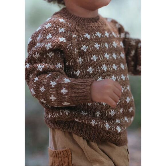 NWT Wild Wawa Kids Autumn Cardigan in Chocolate - 2-3T - Picture 1 of 6